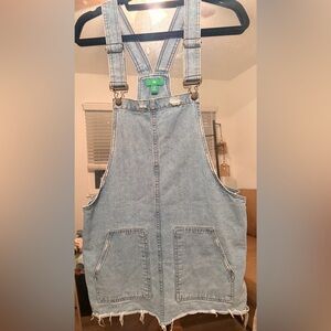 Dip Light Blue Denim Dress Overalls